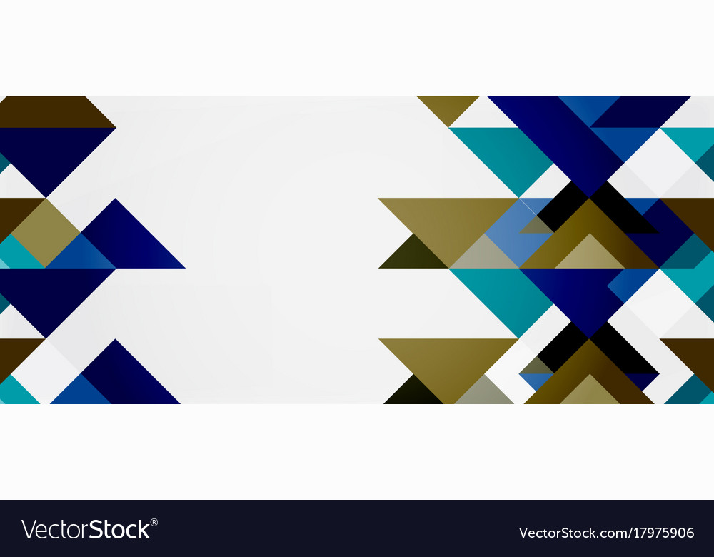 Triangle pattern design background