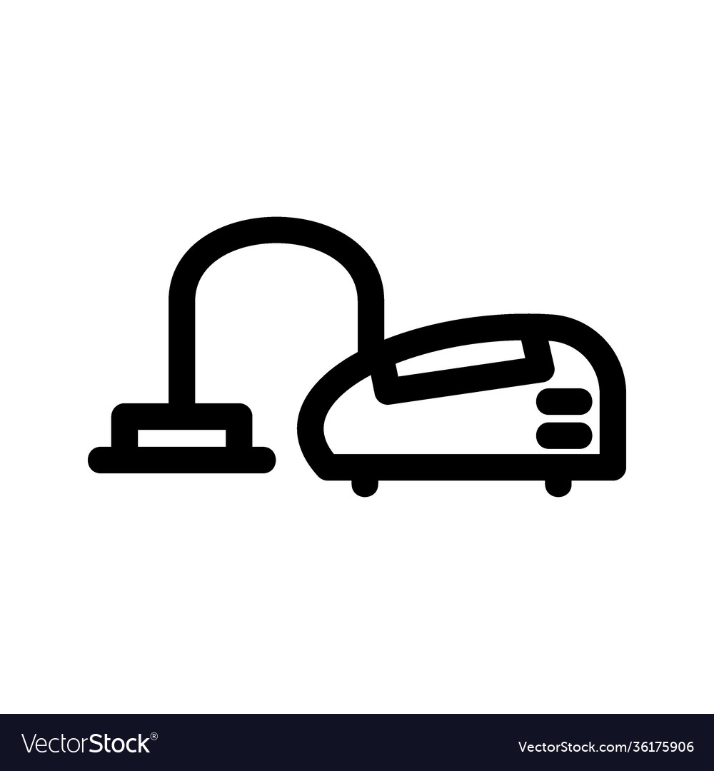 Vacum cleaner icon or logo isolated sign symbol