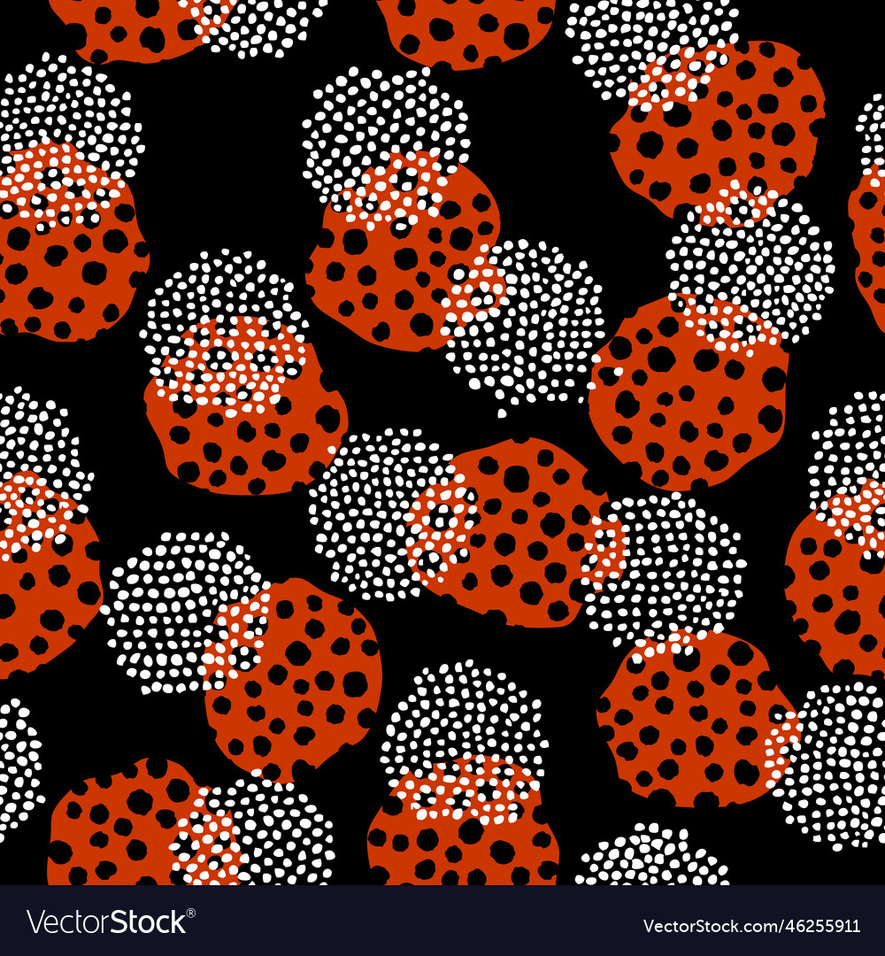 Abstract Geometric Circles Pattern