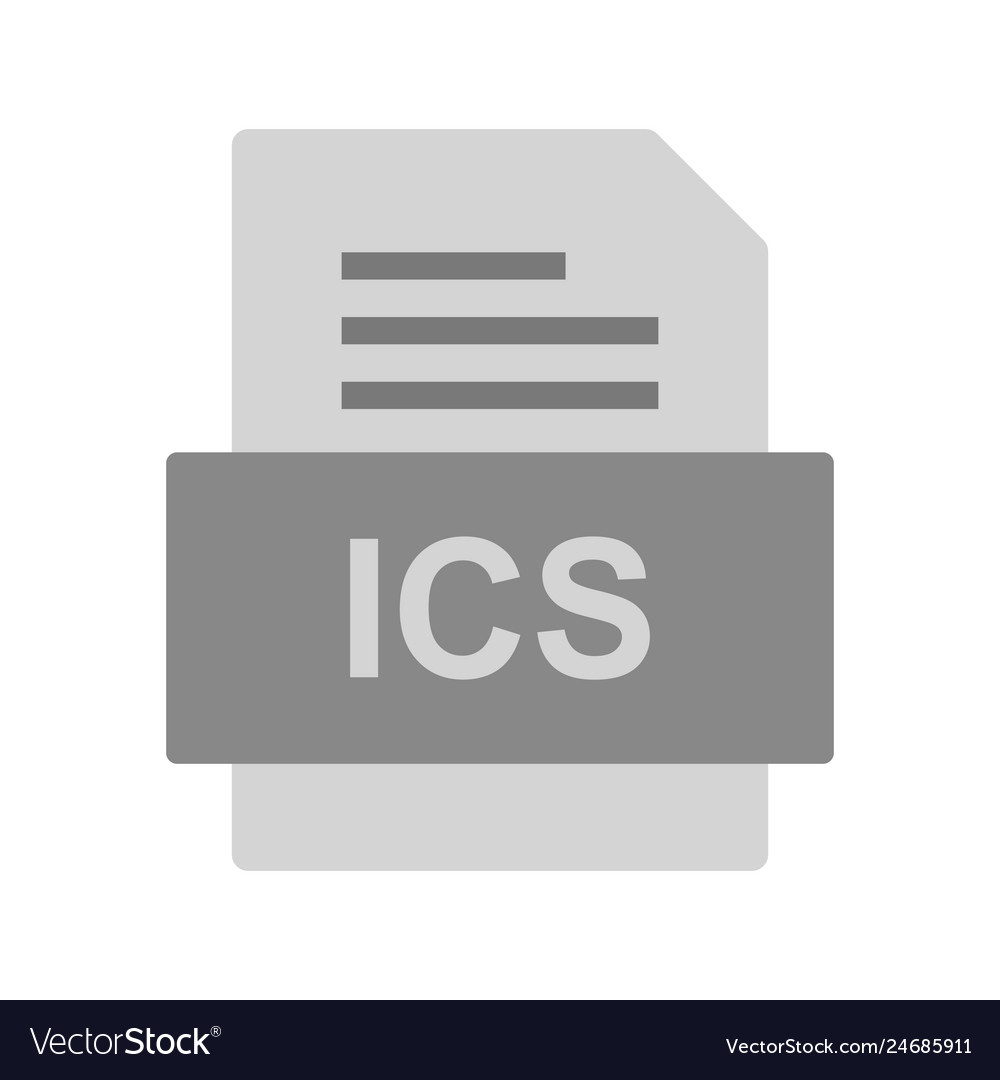 Ics file document icon