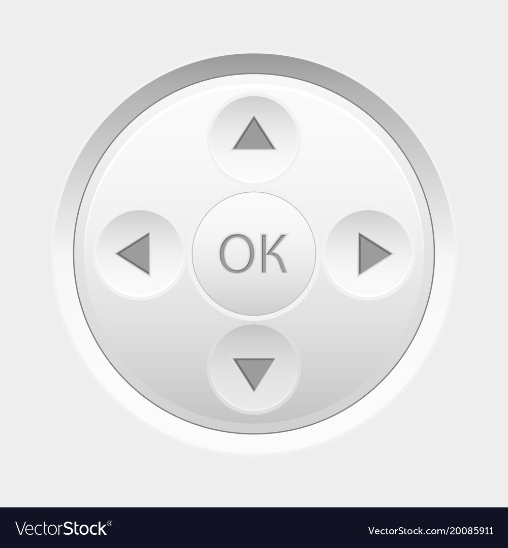 Round Navigation Button Icon