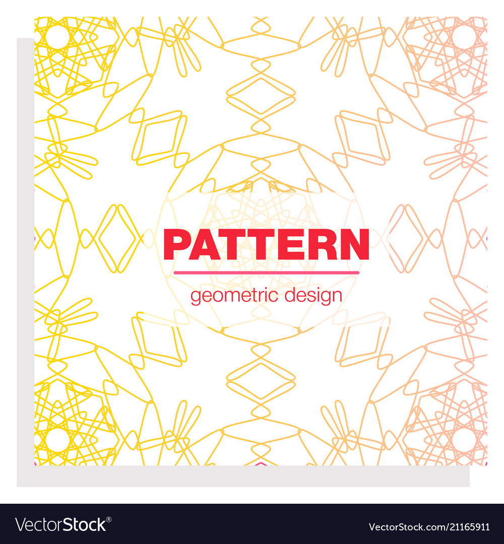 Seamless linear pattern with thin poly lines