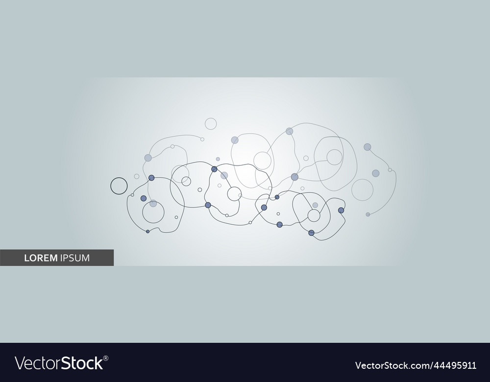 Set abstract pixelated connected shapes with dots vector image Set abstract pixelated connected shapes with dots