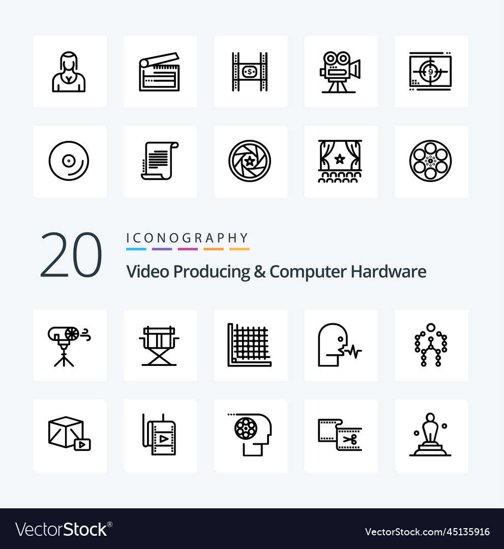 20 video producing and computer hardware line