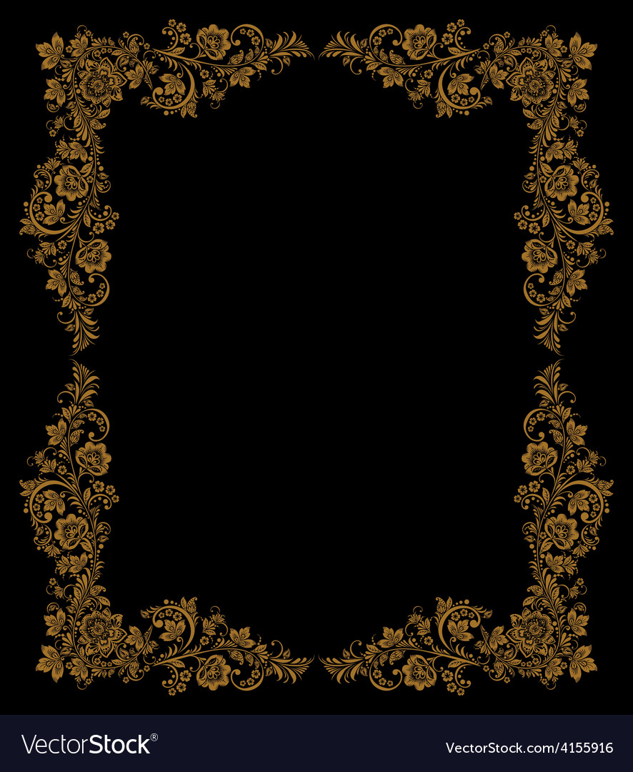 Elegant decorative oklahoma postcard frame Vector Image