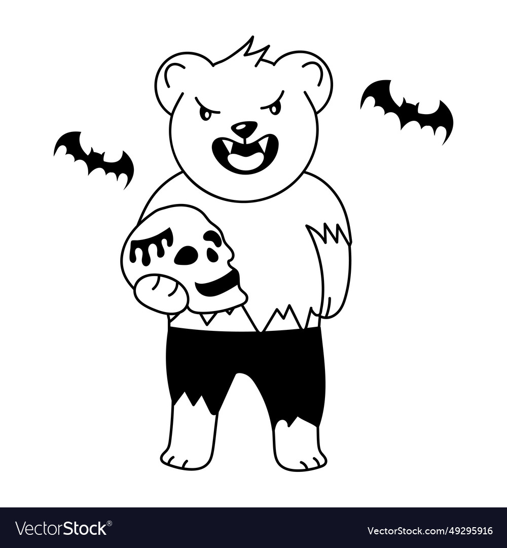 Evil teddy