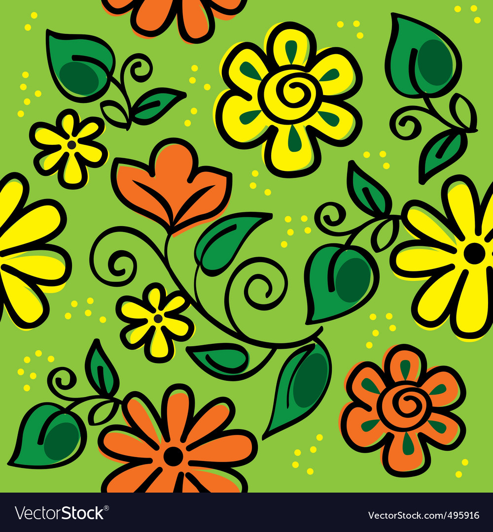 Floral ornament Royalty Free Vector Image - VectorStock