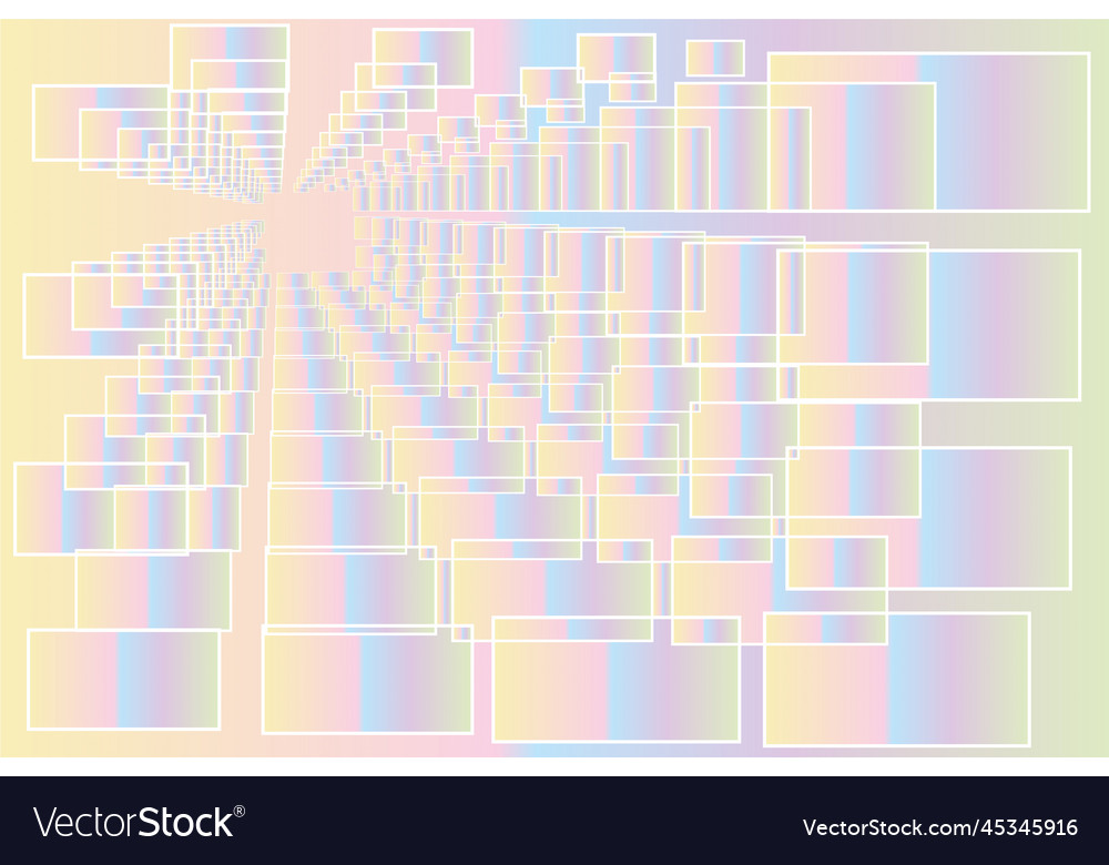 Gradient background with geometric shapes