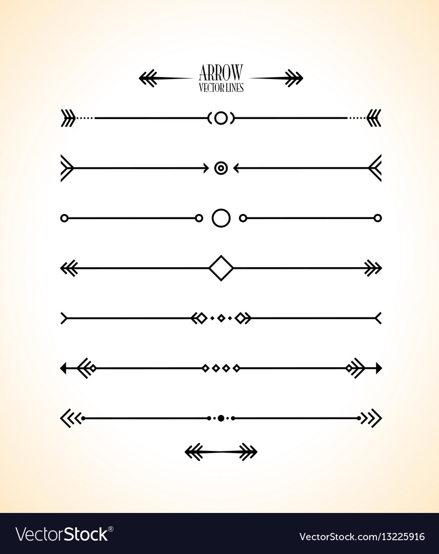 Minimalist Arrow Line Set