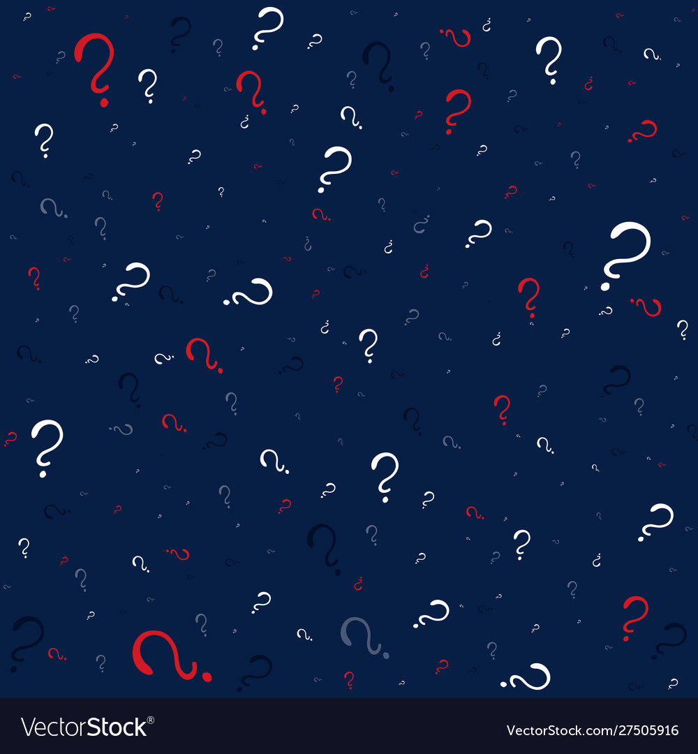 Question signs colorful problem and priority