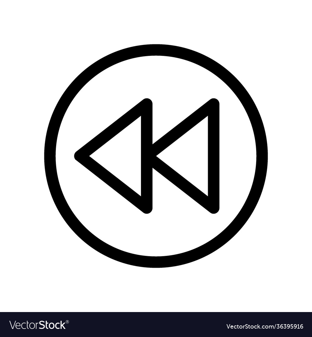 Reverse Symbol oder Logo isoliert Zeichen Symbol Vector Image Reverse Symbol oder Logo isoliert Zeichen Symbol