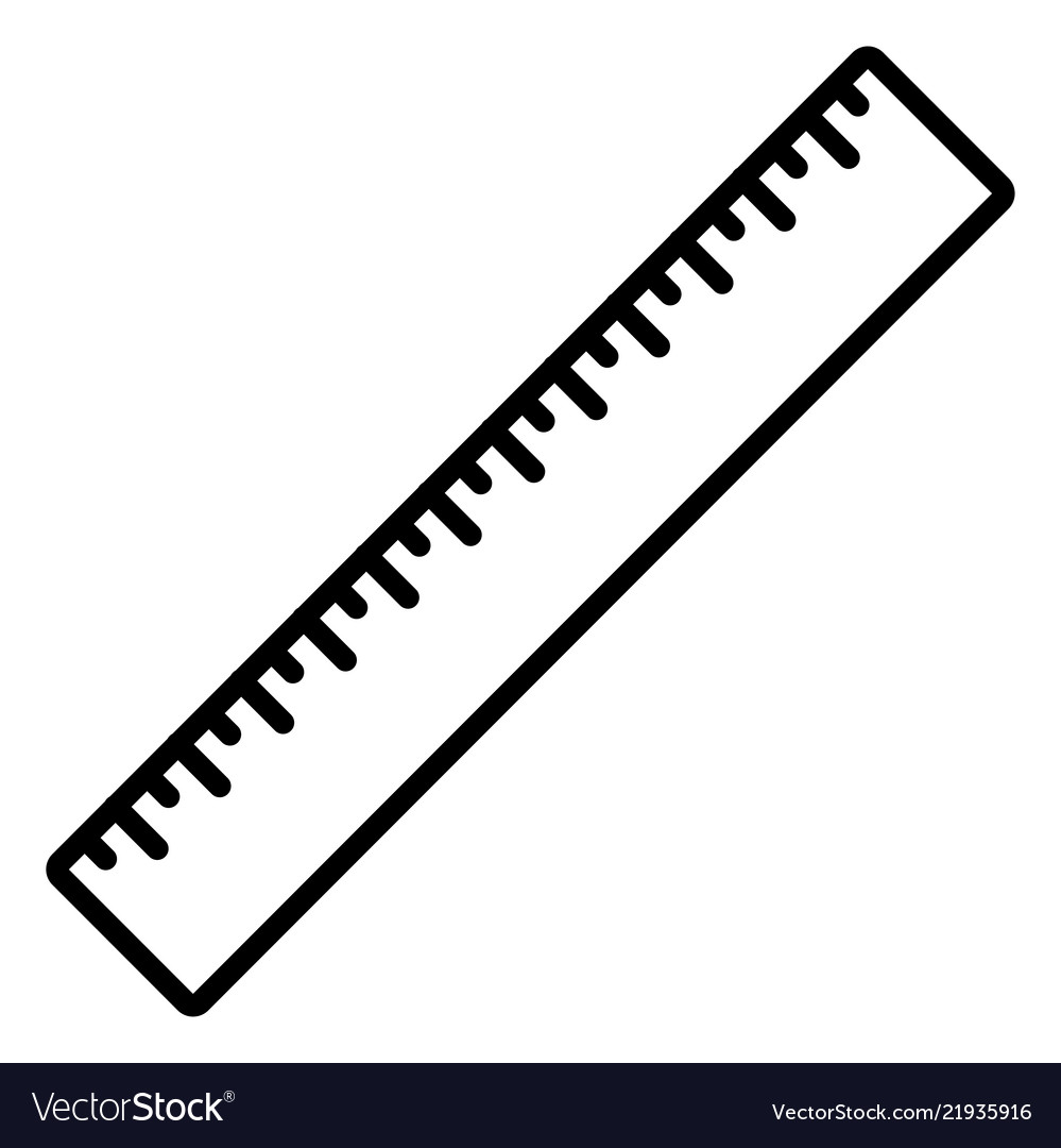 Ruler Line Icon - Measurement Tool