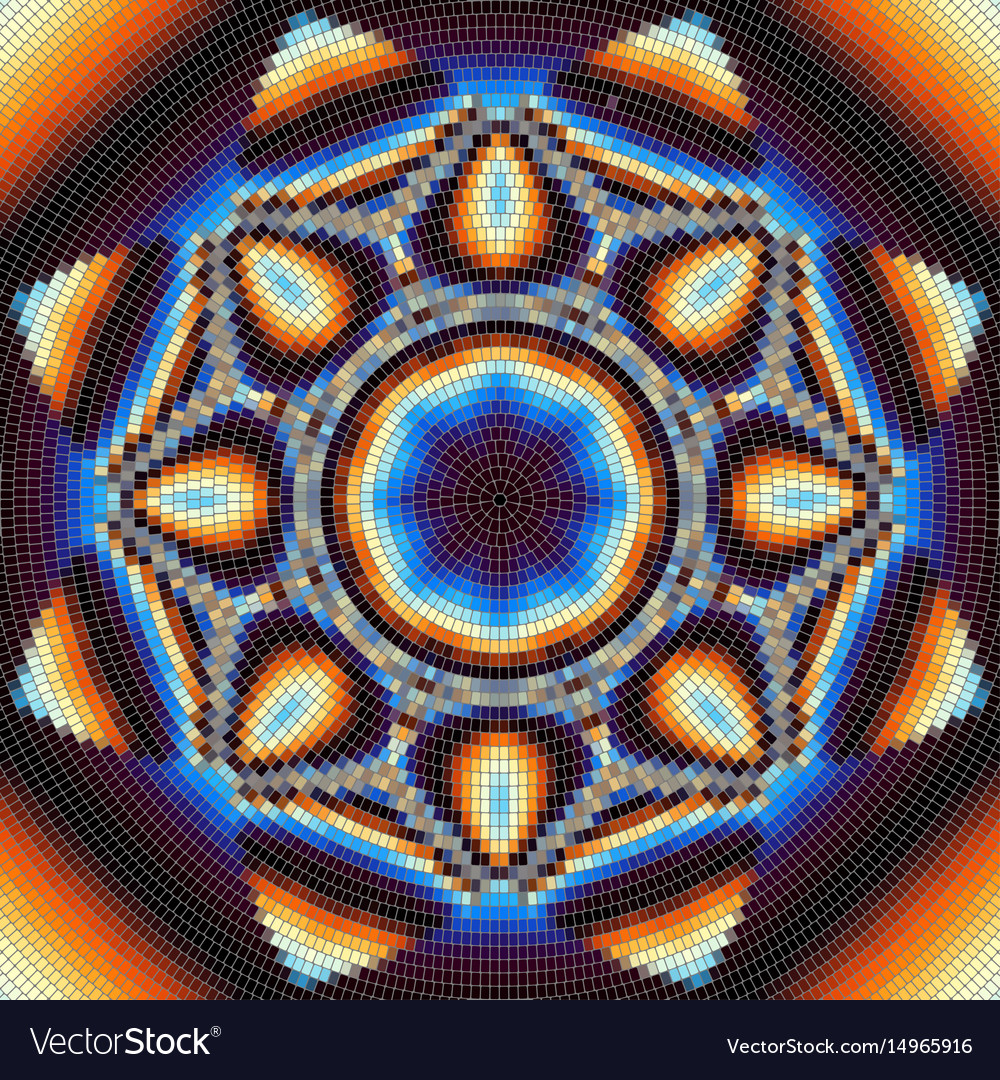 Seamless mosaic pattern
