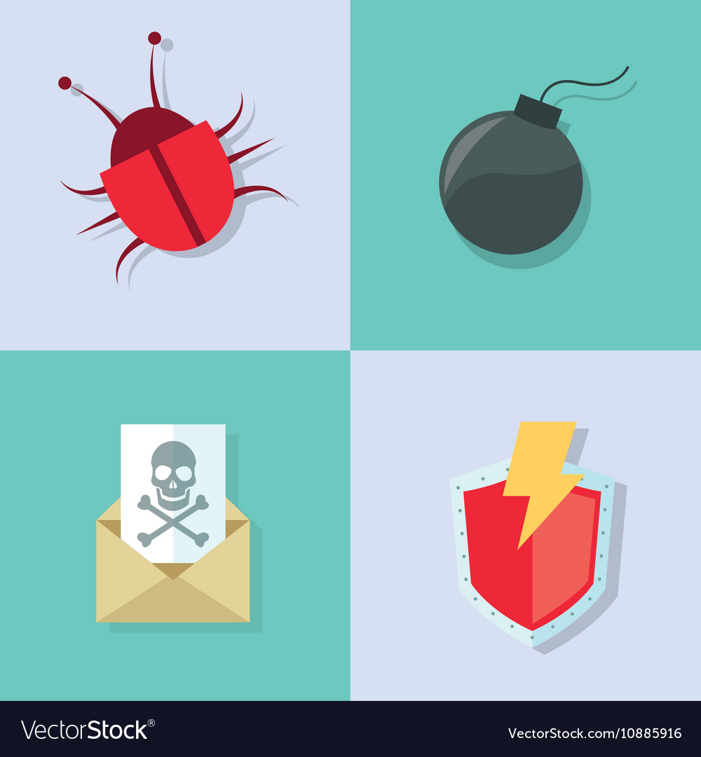 Virtual security system icons image