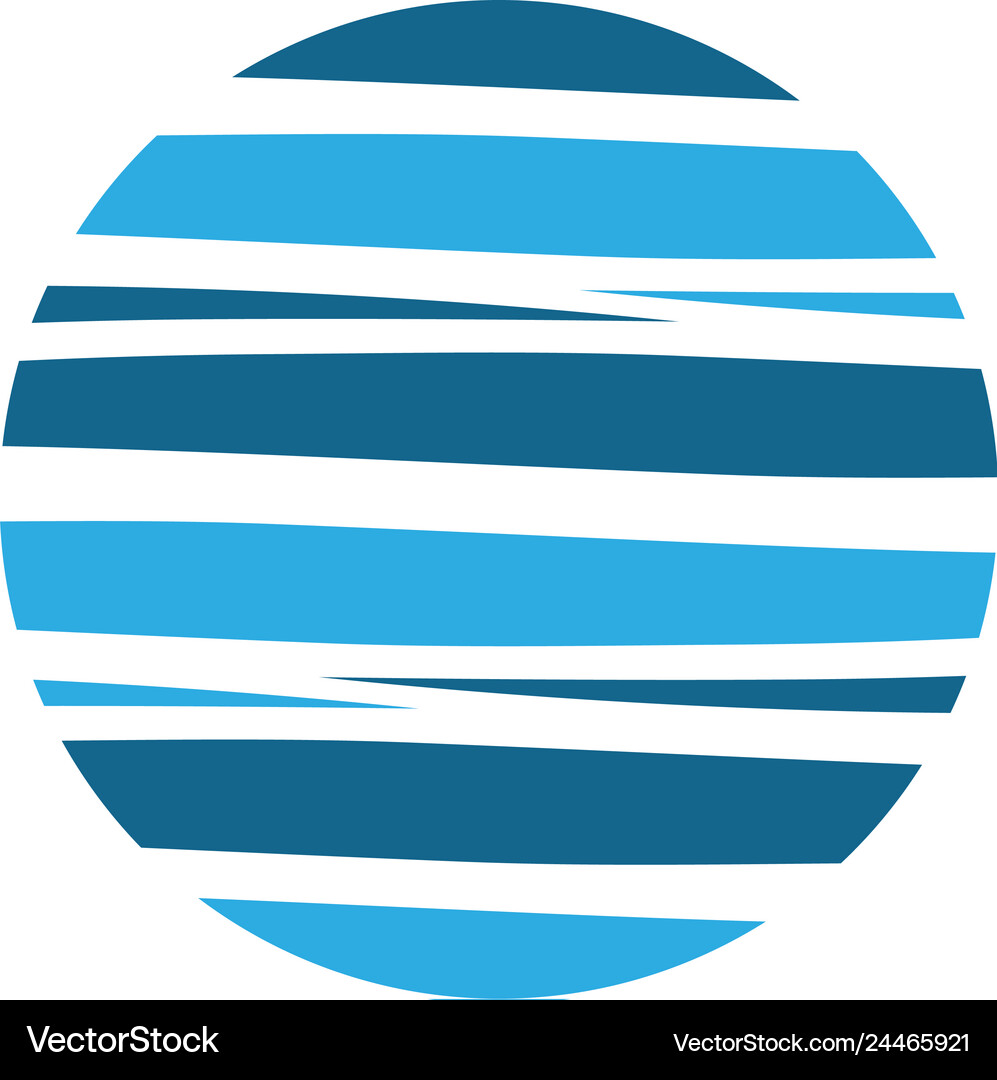 Abstract logo template Royalty Free Vector Image