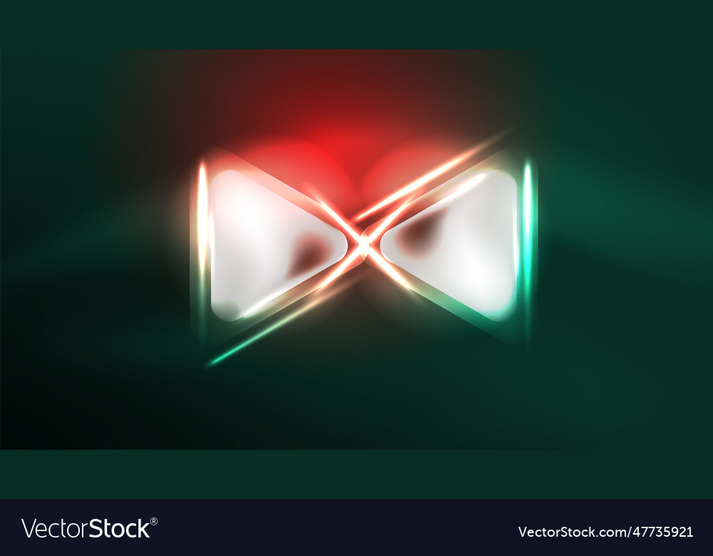 Digital neon abstract background triangles