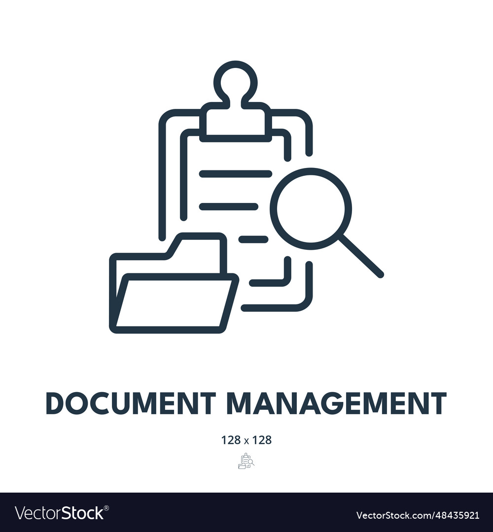 Document management icon documentation