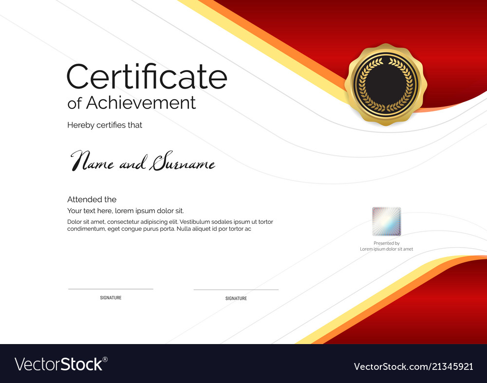 Elegant Certificate with Border