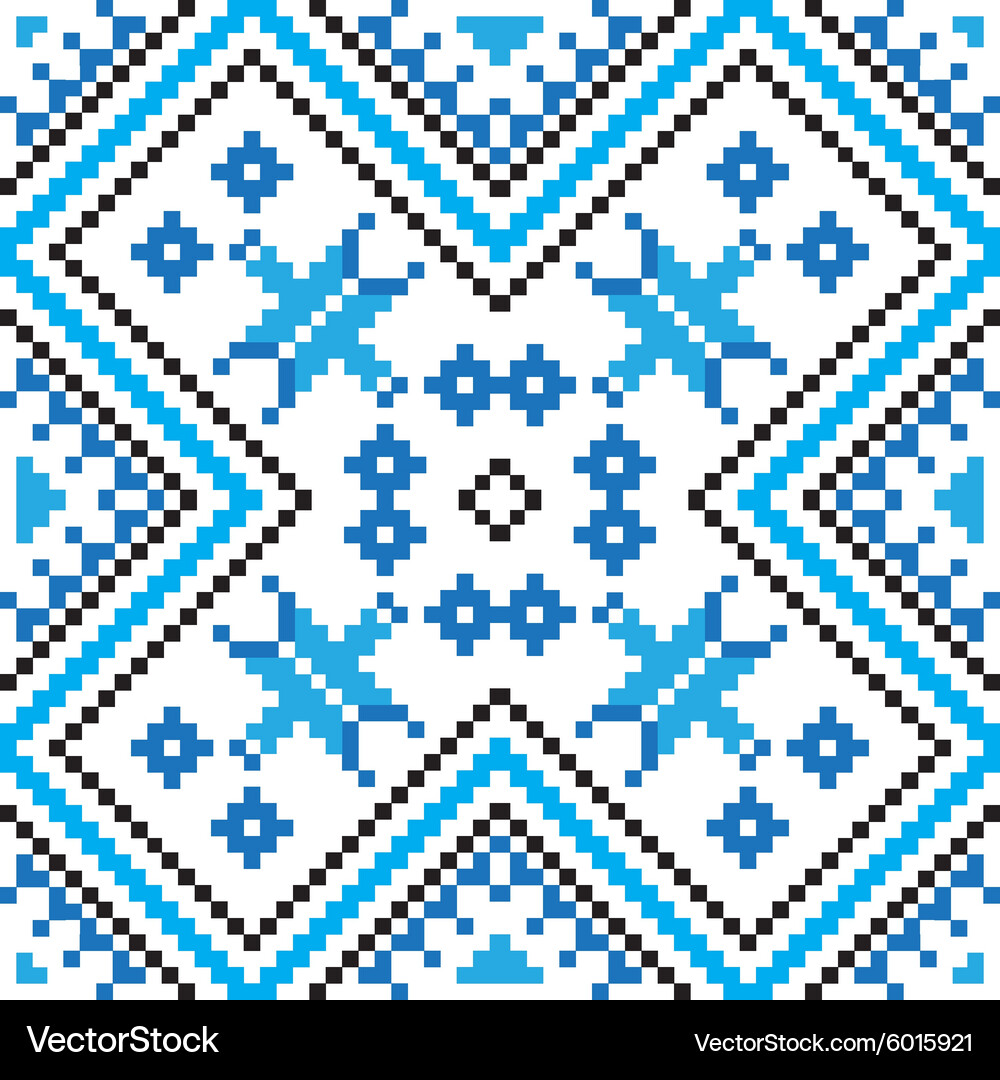 Ethnic Ornament Seamless Pattern Royalty Free Vector Image