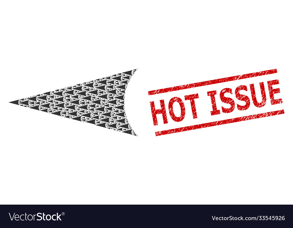 Arrowhead left recursive composition vector image Arrowhead left recursive composition