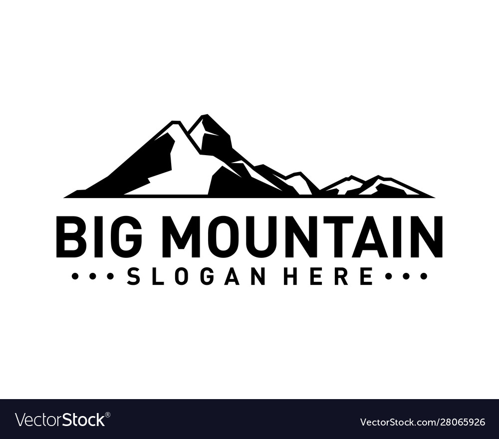 Big mountain logo template