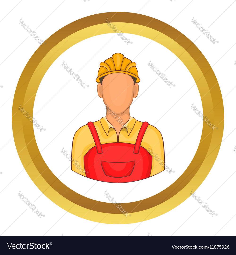 Builder Icon Royalty Free Vector Image - Vectorstock