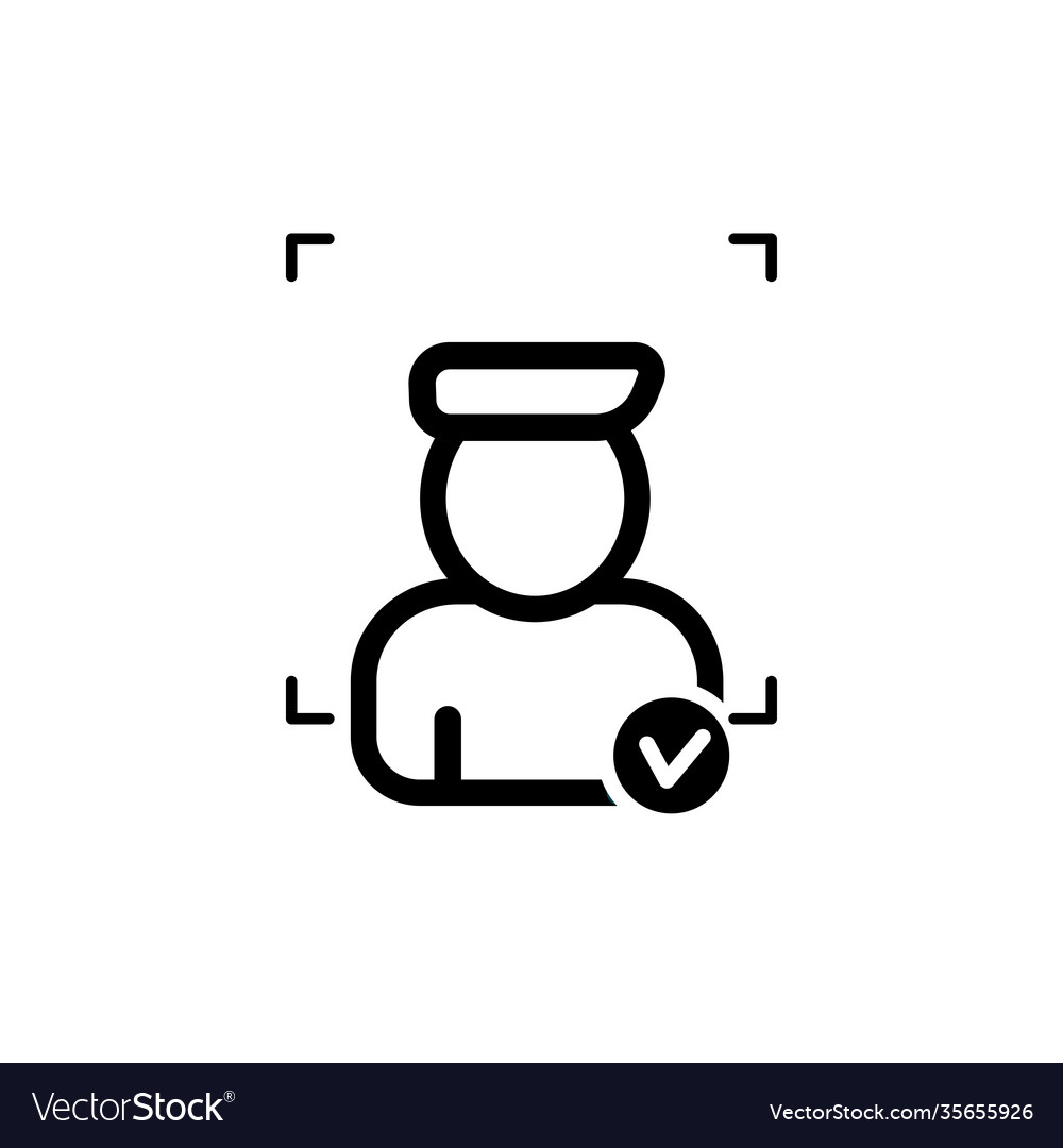 Face recognition icon verification