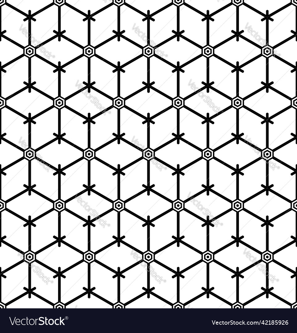 Hexagonal Grid Pattern