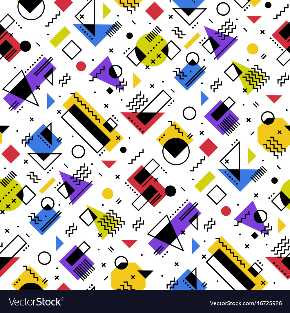 Modern geometric shapes in minimal style and basic vector image Modern geometric shapes in minimal style and basic