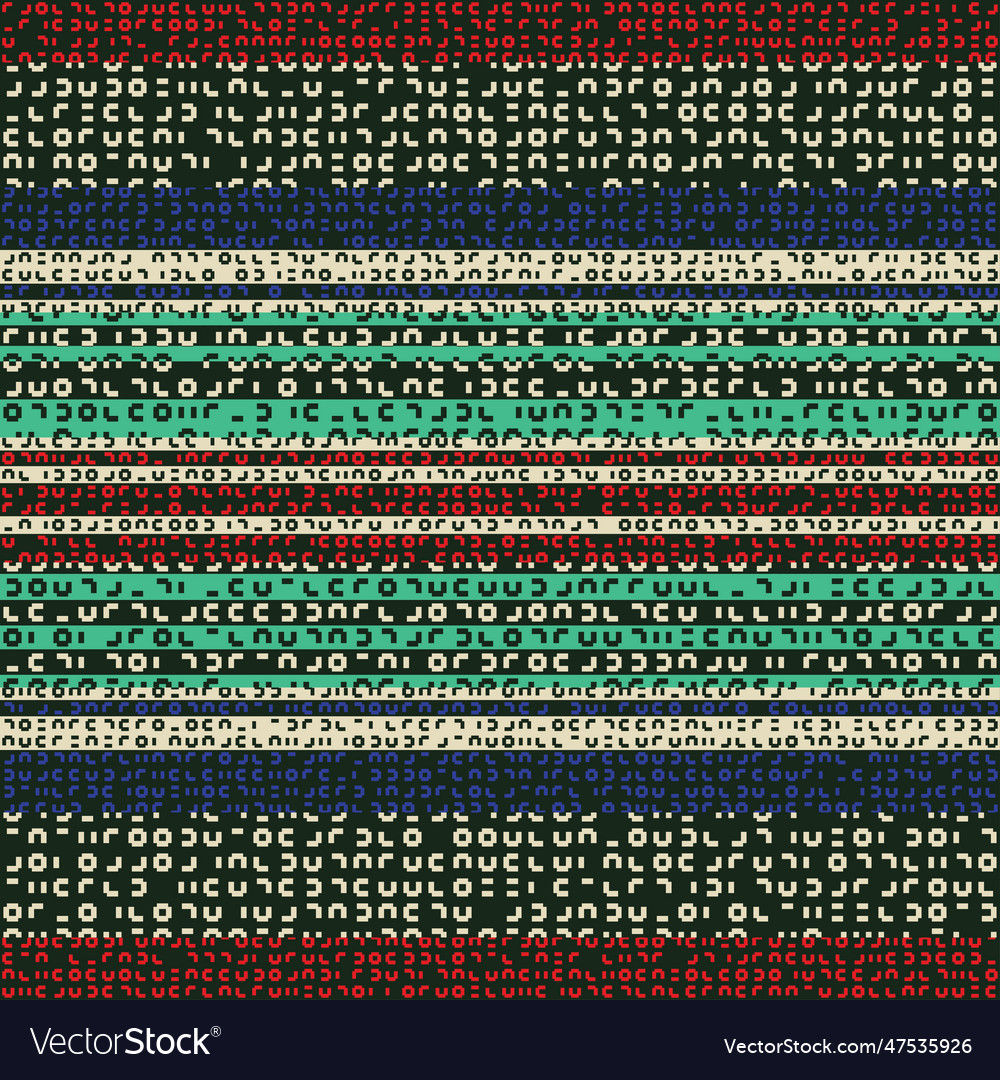 Multicolor cryptography stripes pattern vector image Multicolor cryptography stripes pattern