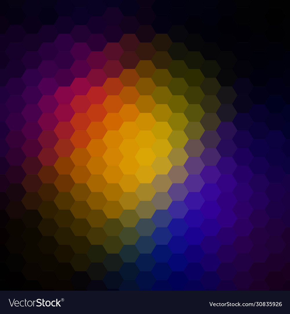 Polygon gradient pattern hexagons