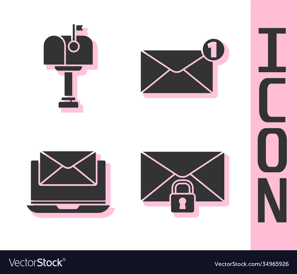 Set mail message lock password box laptop