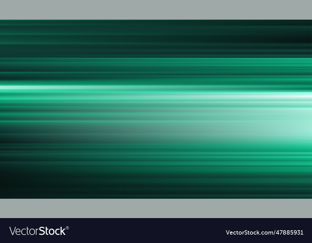 Abstract green defocused horizontal background Vector Image