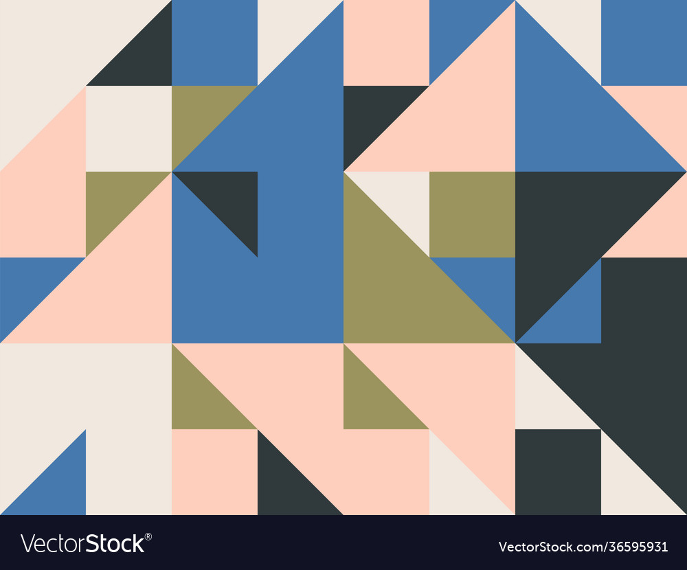 Abstract mosaic pattern design