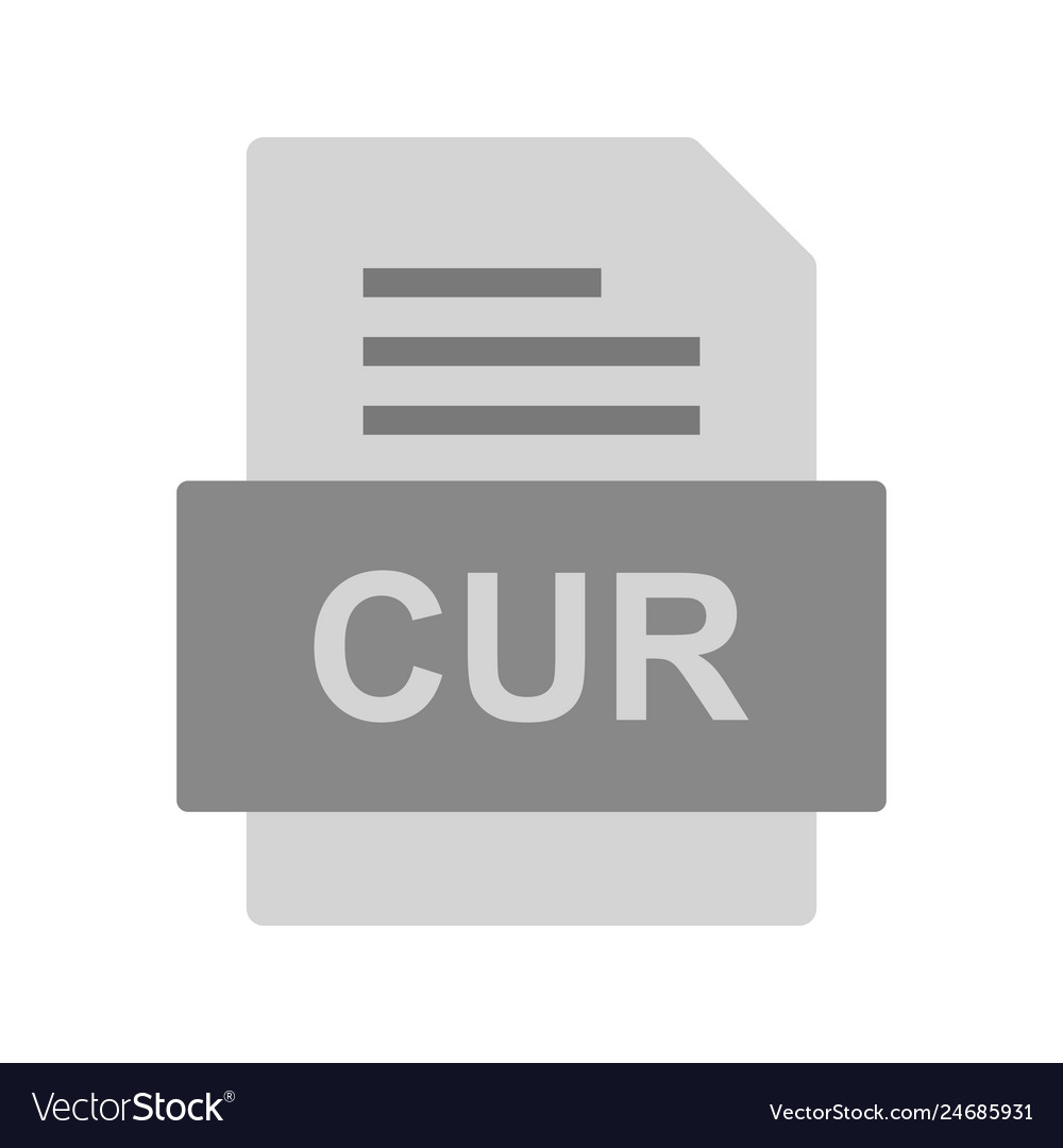 Cur file document icon