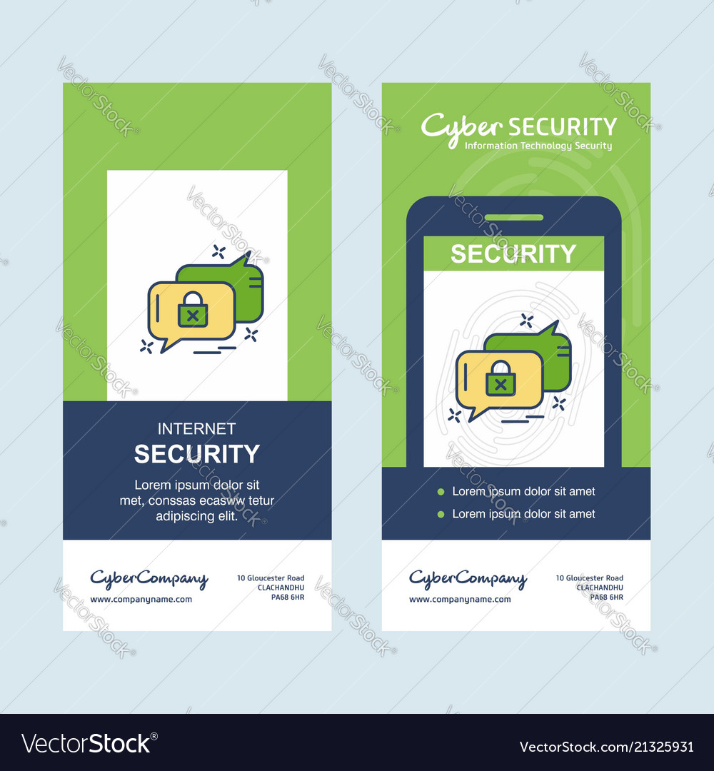 Cyber security design with elegant style