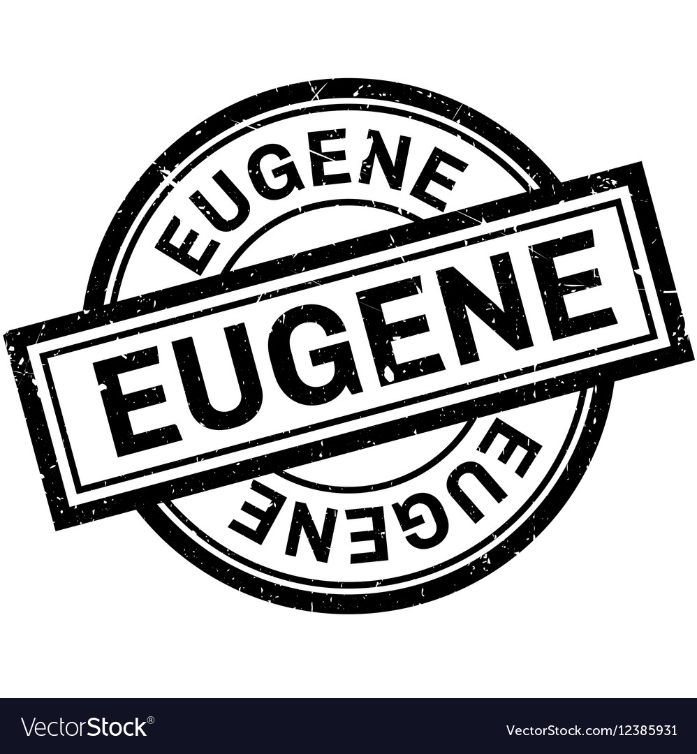 Eugene rubber stamp Royalty Free Vector Image - VectorStock