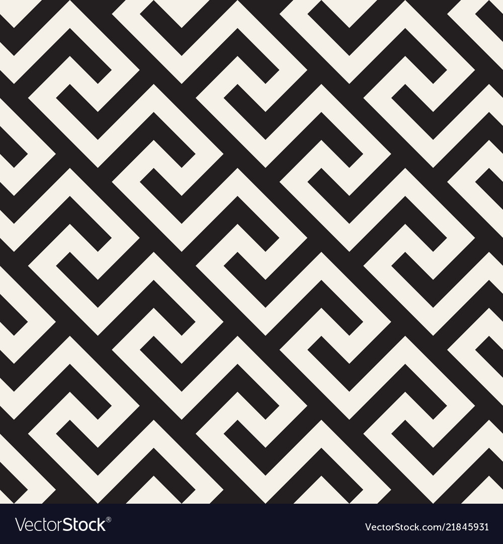 Geometric Line Tiling Pattern