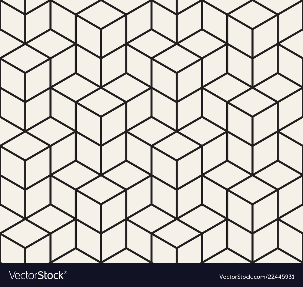 Geometric Line Tiling Pattern