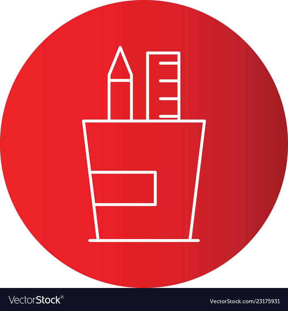 Gradient line circle perfect icon or pigtogram