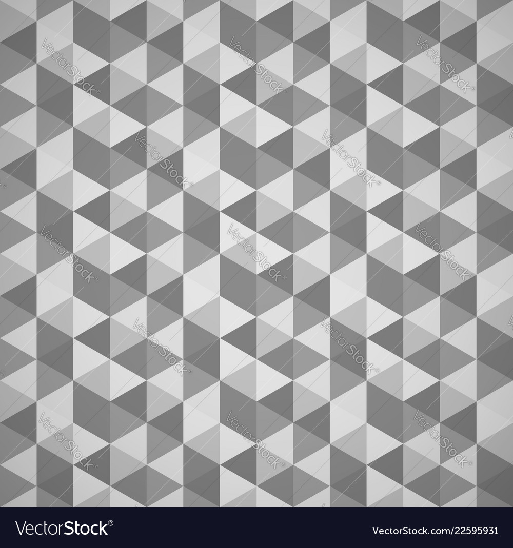 Grayscale mosaic tessellation background Vector Image