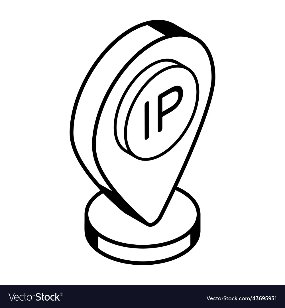 IP Address Line Icon