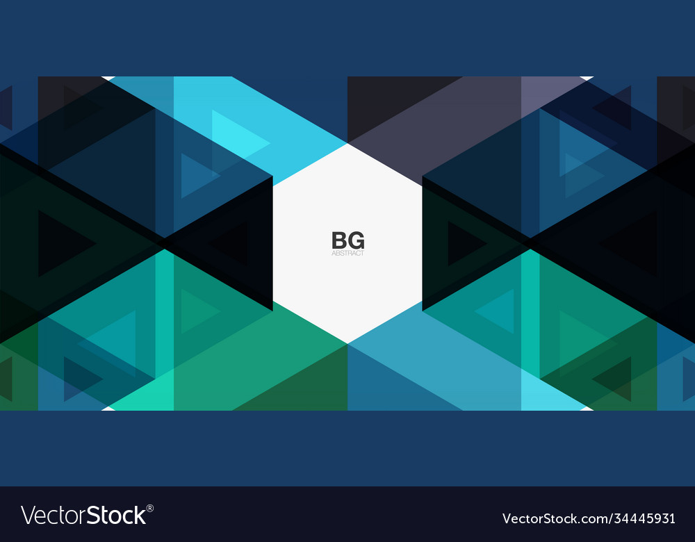 Mosaic triangle pattern abstract background vector image Mosaic triangle pattern abstract background