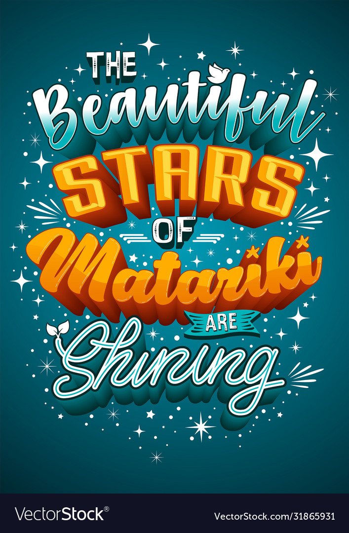 Matariki Maori Words Maori Hand Lettering | My XXX Hot Girl