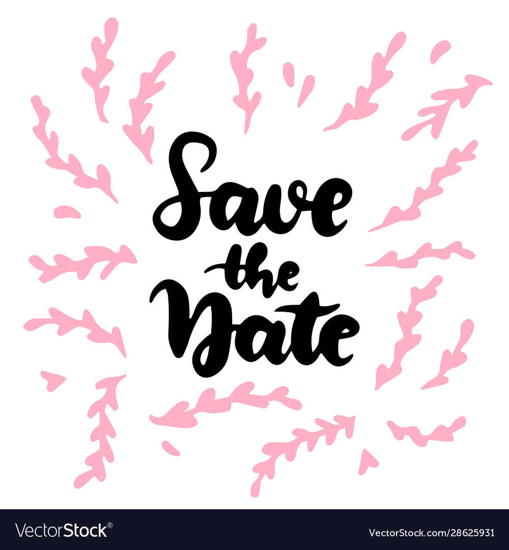 Save date postcard