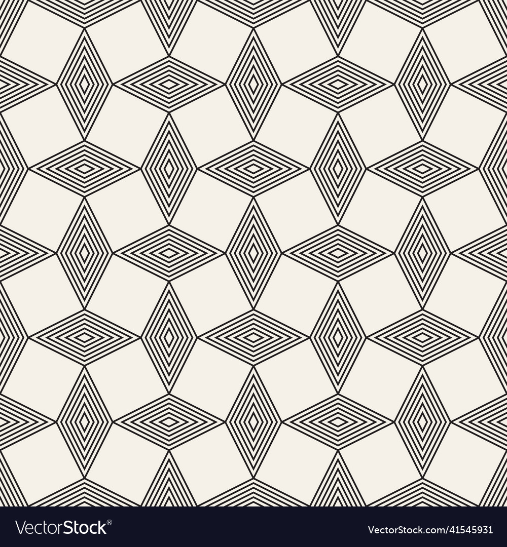 Seamless pattern repeating geometric elements vector image Seamless pattern repeating geometric elements