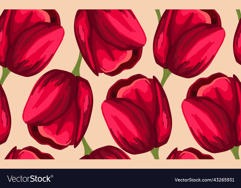 Spring colorful with red Vector Image Spring colorful with red
