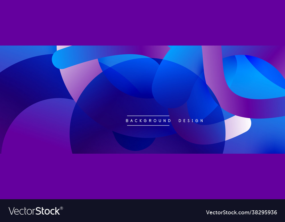 Abstract overlapping lines and circles geometric vector image Abstract overlapping lines and circles geometric