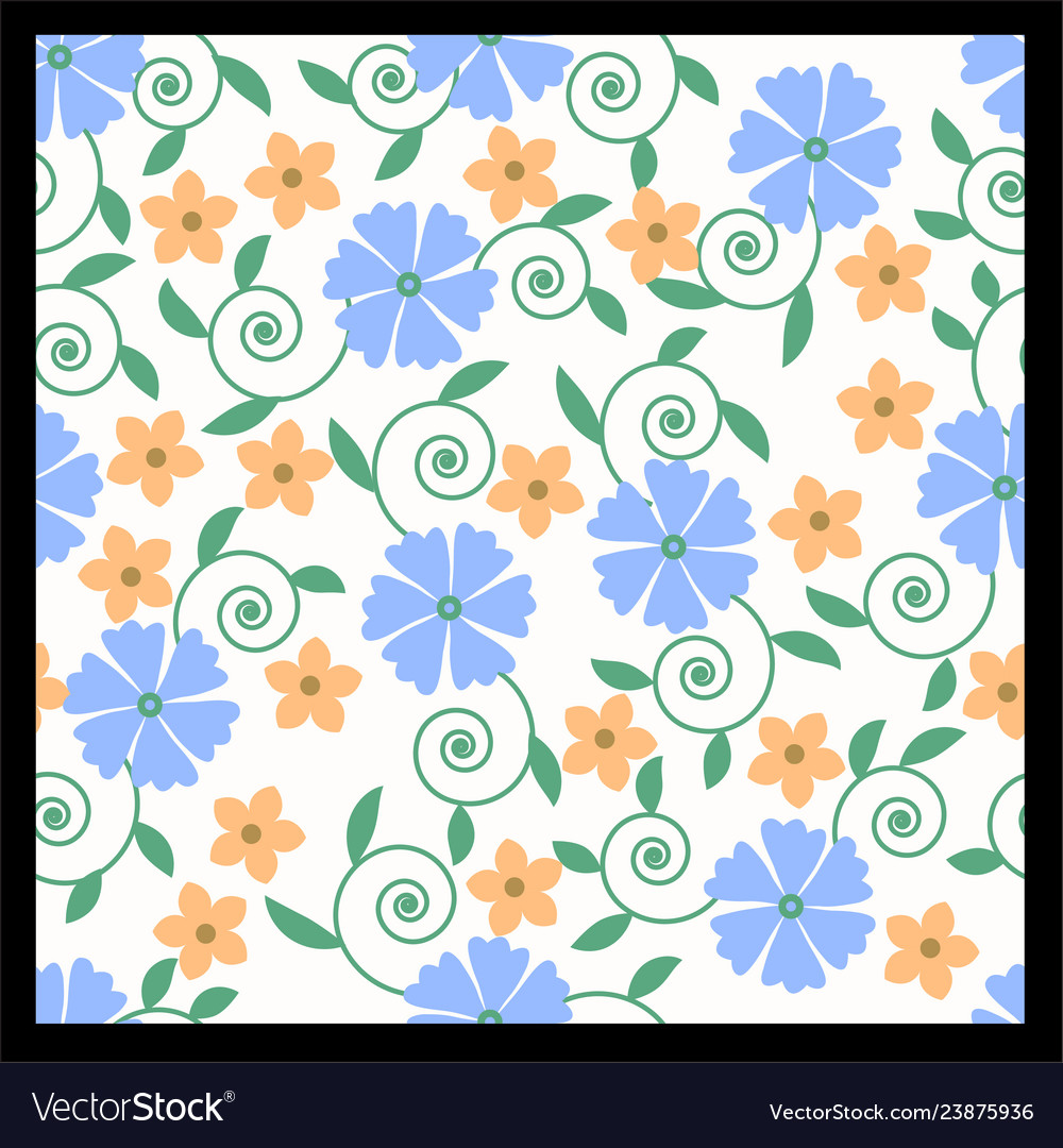 Batik design style patterns are same for fabric vector image Batik design style patterns are same for fabric