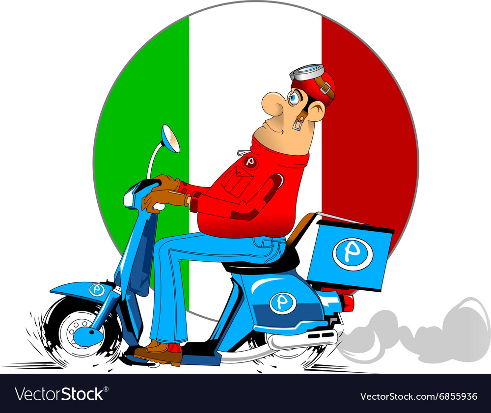 Boy on a scooter